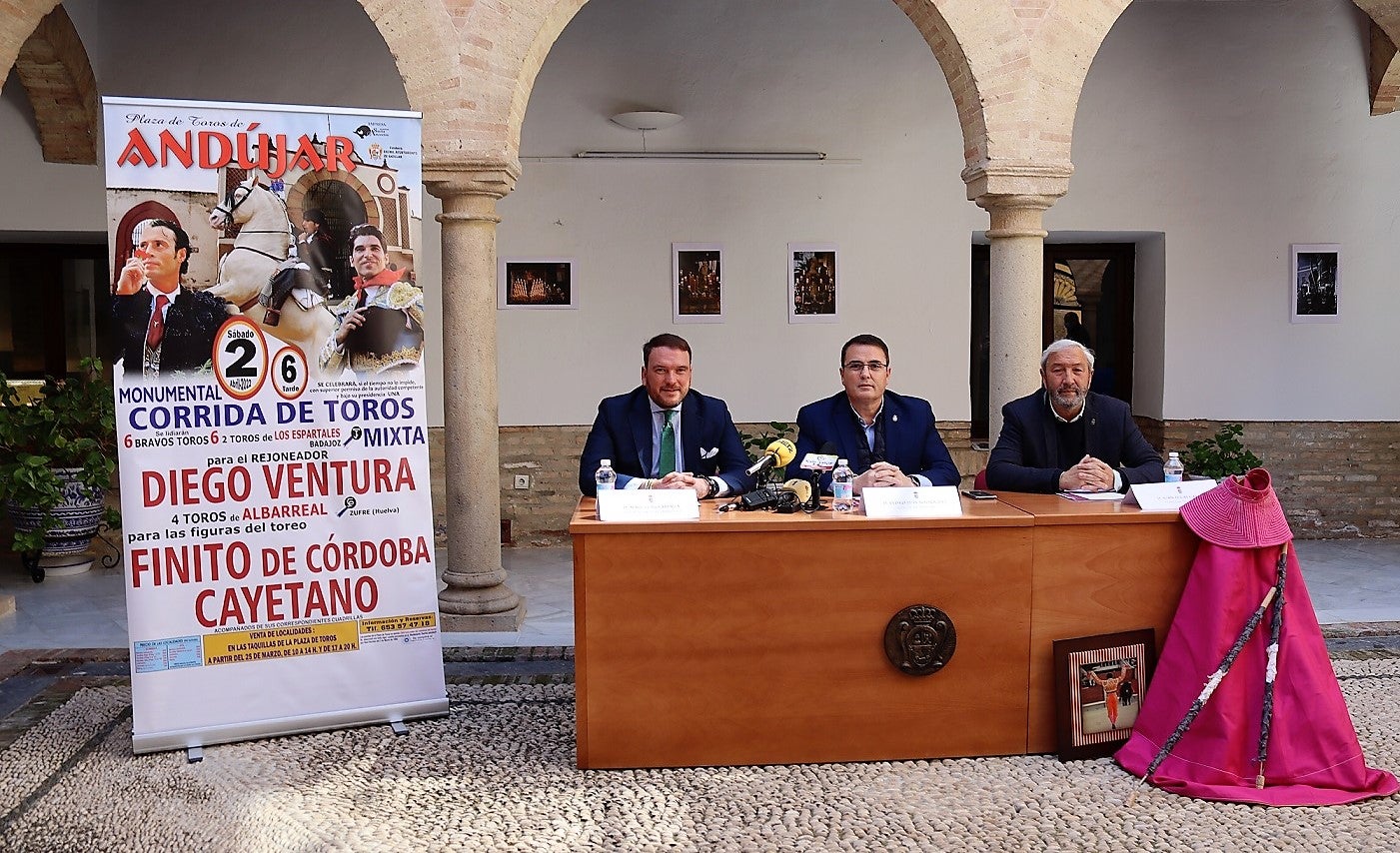 Marcelino Abenza, Pedro Luis Rodríguez y Lucas García. 