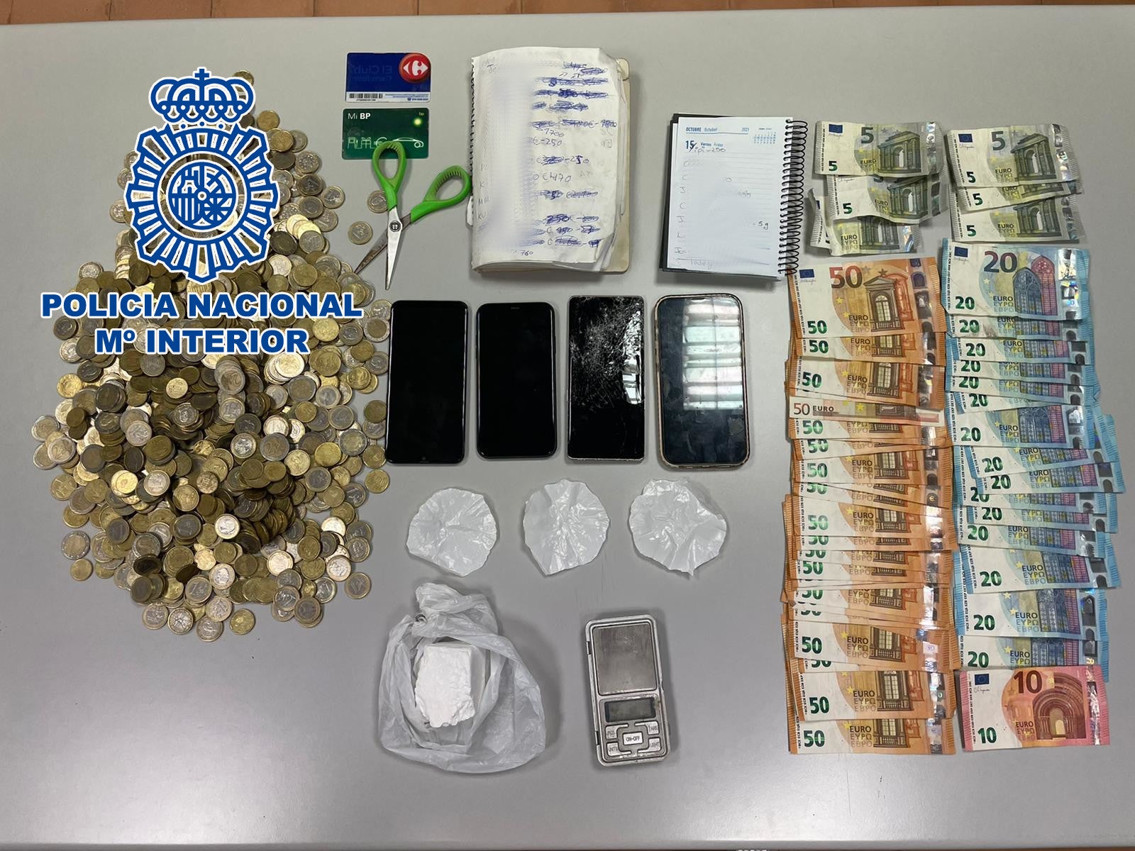 La Policía Nacional desmantela en Andújar un punto negro de venta de drogas