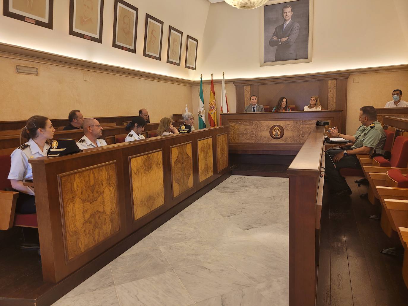Reunión de la Junta Local de Seguridad Ciudadana de hoy para abordar el integración de Andújar en el sistema Viogén. 