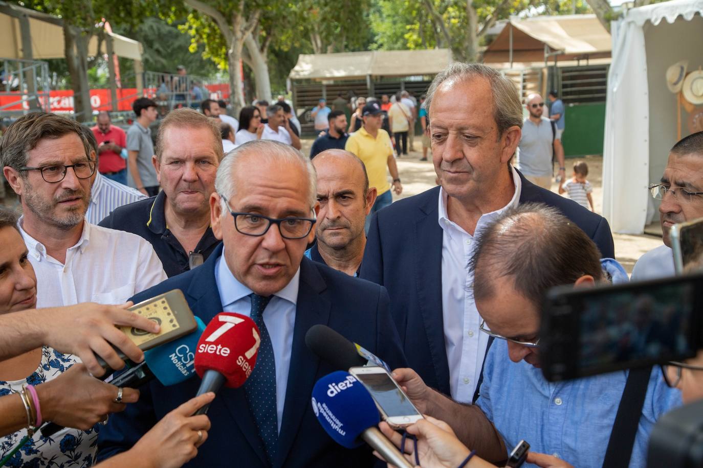 Jesús Estrella, en su comparecencia el pasado jueves en Anducab. 