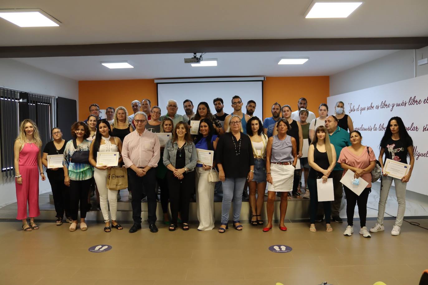 30 alumnos terminan su formación en el Taller de Ocupabilidad del Polígono Puerta Madrid de la Estrategia EDUSI de Andújar