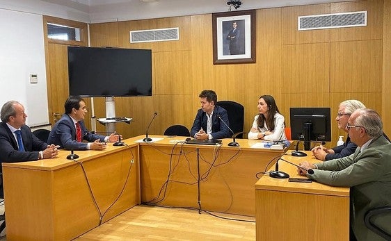 José Antonio Nieto, ayer en los juzgados de Andújar.