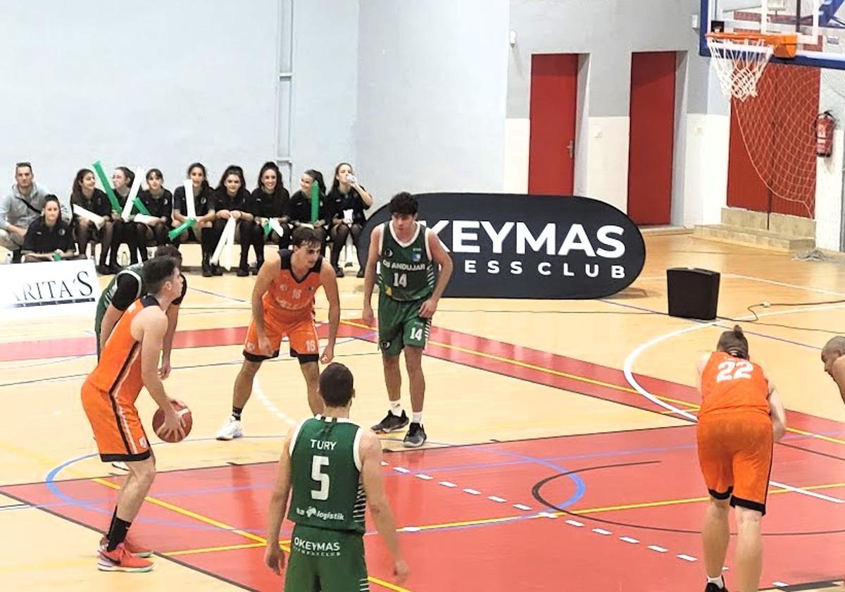 Tiros libres de los melillenses en el partido del pasado sábado.