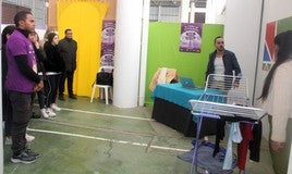 Puesta en escena de un caso de malos tratos.