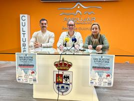 Eduardo Cuenca, Mª José Fuentes y Rocío Flores.