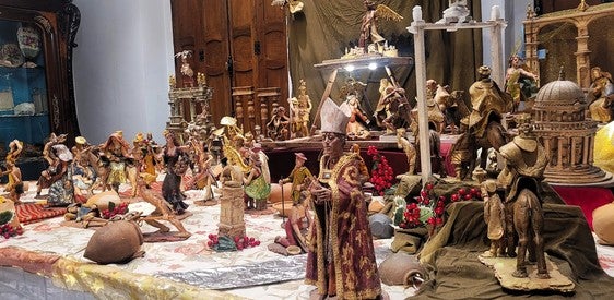 El belén de Manuel López y un mercado de cuadros antiguos, grandes reclamos en Andújar por Navidad