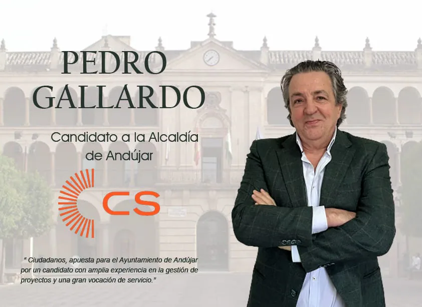 Pedro Gallardo es el candidato elegido por Ciudadanos a la alcaldía de Andújar 