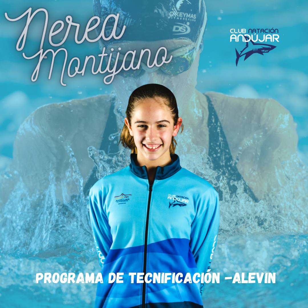 Nerea Montijano, la joven &#039;tiburona&#039; de Andújar que sigue con sus progresos 
