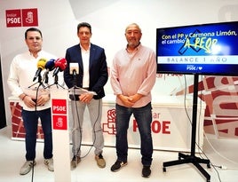 Pedro Luis Rodríguez, Manuel Vázquez y Lucas García.