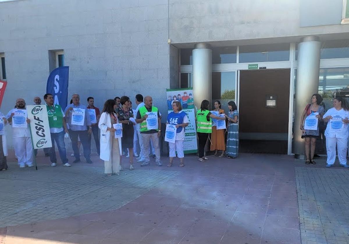 PROTESTAS DE LOS PROFESIONALES DEL HOSPITAL EL PASADO DÍA 24 DE JUNIO.