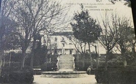 POSTAL ANTIGUA DE LOS JARDINES DE COLÓN.