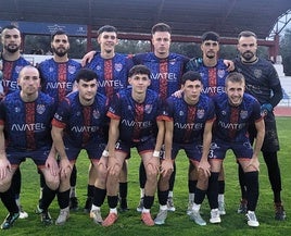 Alineación del Iliturgi el pasado domingo ante el Alcalá Enjoy.