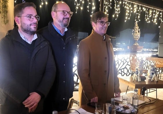 Tomás de Jesús Porras, Pedro José López y Juan Carlos Rodríguez.