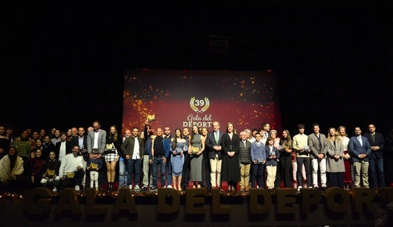 La 39 Gala del Deporte de Andújar ensalza la superación y esfuerzo con los logros deportivos