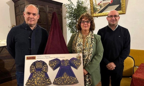 Pedro Palenciano, Rosa Castellano y el arcipreste, Carlos Moreno.