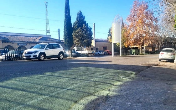 Estado actual del Polígono a la altura de la estación del tren.