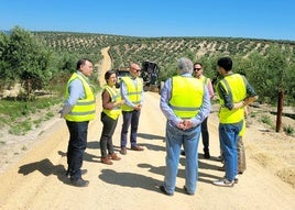 Visita al camino rural.