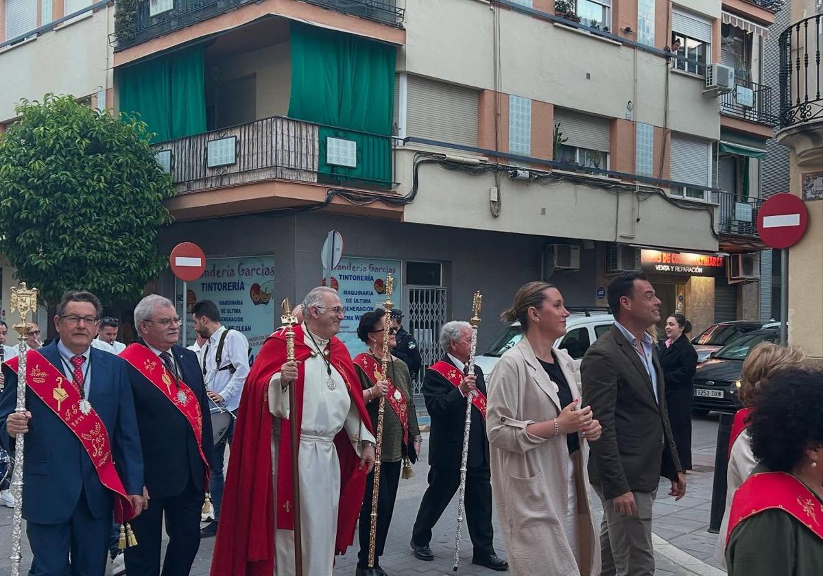 CONVITE DE BANDERAS DE LA HERMANDAD DE SAN EUFRASIO EL PASADO SÁBADO.