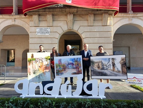 FRANCISCO CARMONA Y AZUCENA CEPEDELLO POSAN CON LOS TRES PRIMEROS CLASIFICADOS.