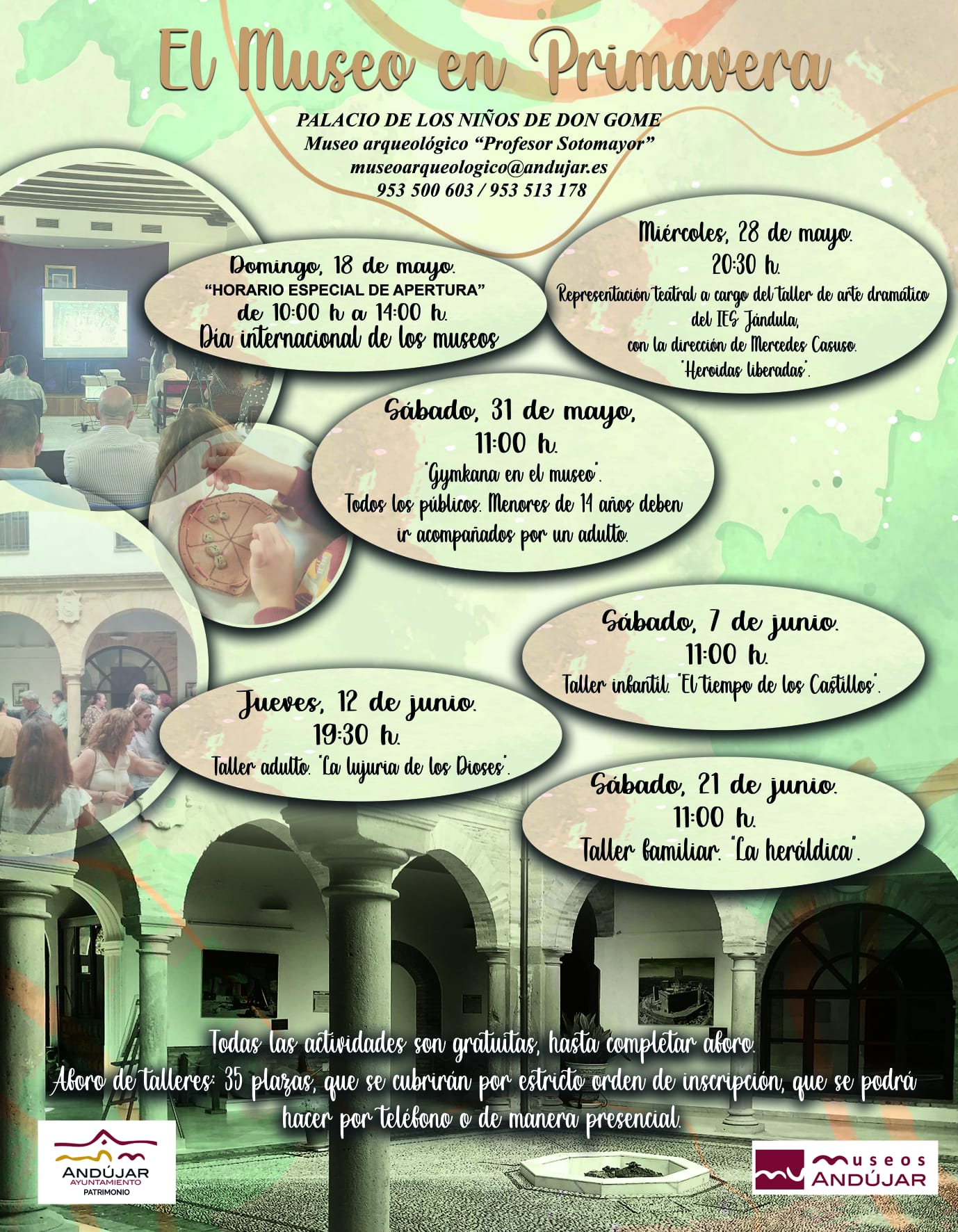 El área municipal de Patrimonio pone en marcha el ciclo 'El Museo en Primavera'