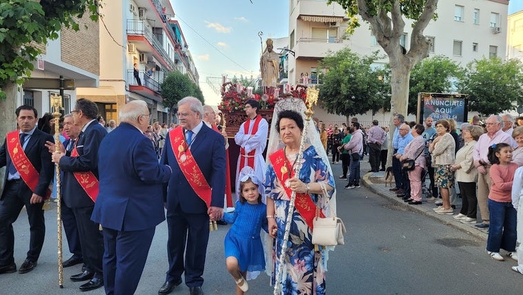 La procesión de San Eufrasio corona una festividad especial