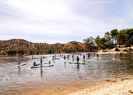 Gran afluencia al Sup Paddle Surf Festival celebrado en el Encinarejo