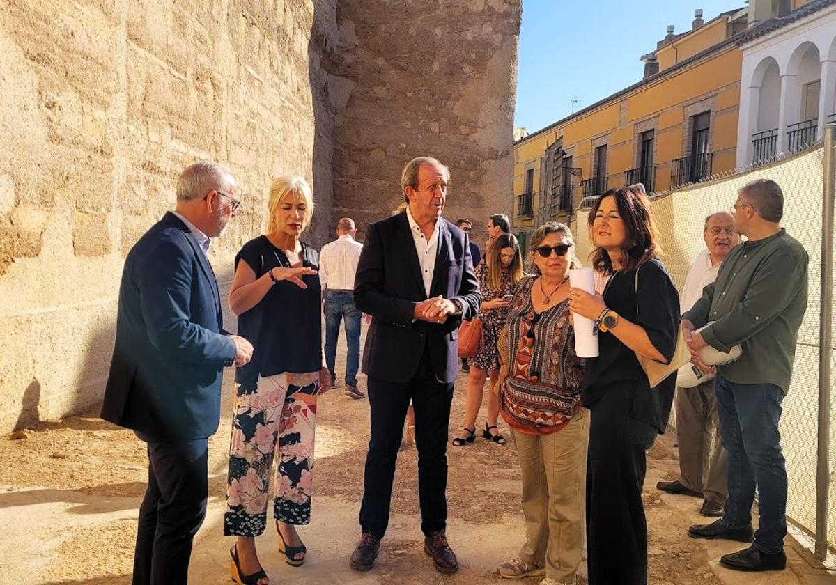 DEL POZO HA INSPECCIONADO LOS TRABAJOS DE RESTAURACIÓN.