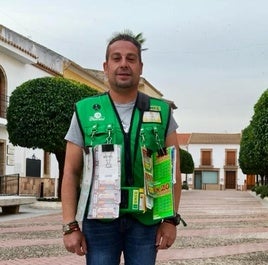 JOSÉ CARRILLO, VENDEDOR EN VILLANUEVA DE LA REINA.