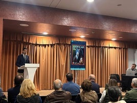 Juan Carlos Martínez, durante la presentación del cartel este jueves en Sevilla.