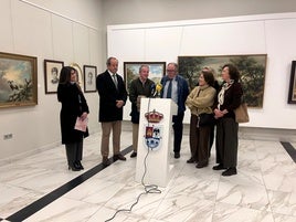 PROTAGONISTAS EN EL ACTO DE INAUGURACIÓN.
