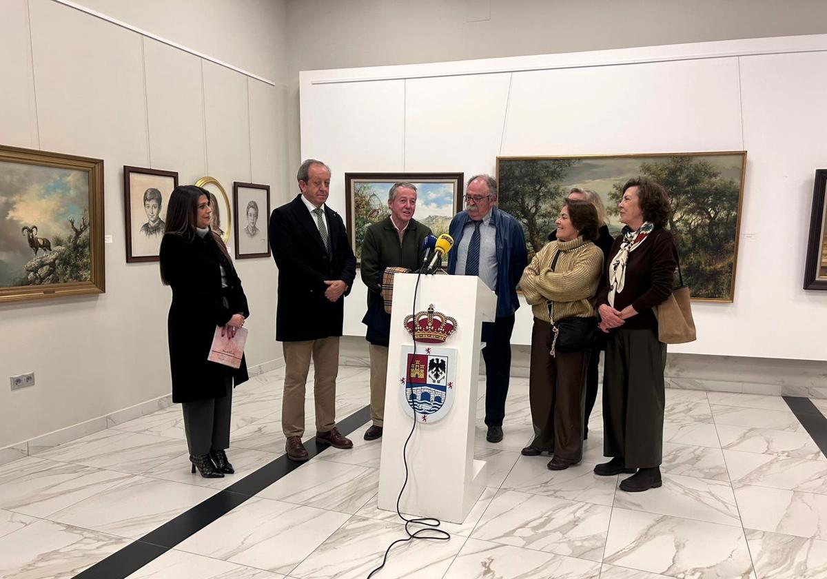 PROTAGONISTAS EN EL ACTO DE INAUGURACIÓN.
