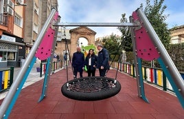 Carmona en el parque del Arco de Capuchinos.