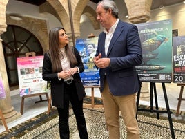 AZUCENA CEPEDELLO Y FRANCISCO CARMONA ESTE MIÉRCOLES EN LA PRESENTACIÓN DE LA PROGRAMACIÓN.