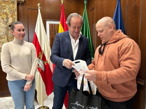 El Ayuntamiento de Andújar realiza una recepción al deportista Rubén Martínez