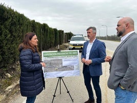 El diputado José Luis Agea con la alcaldesa.