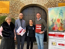 Responsables del festival durante la presentación. ideal