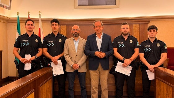 La Policía Local de Andújar incorpora a cuatro nuevos agentes en su plantilla