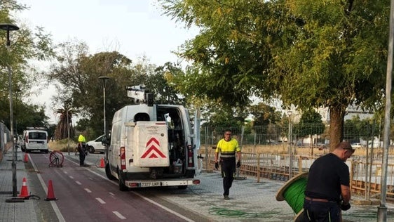 Robos continuos del cableado eléctrico en Andújar provocan cortes de luz en el municipio