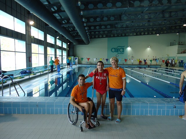 El nadador discapacitado Miguel Ángel Martínez Tajuelo obtiene cuatro oros en los Campeonatos Andaluces Paralímpicos