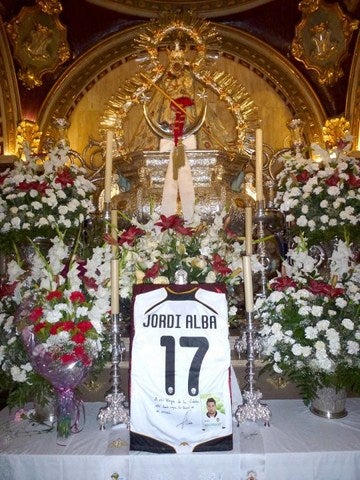 Jordi Alba, un campeón de Europa devoto de la Virgen de la Cabeza