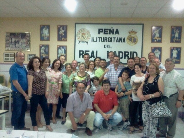 La Peña Iliturgitana del Real Madrid celebra su almuerzo de convivencia