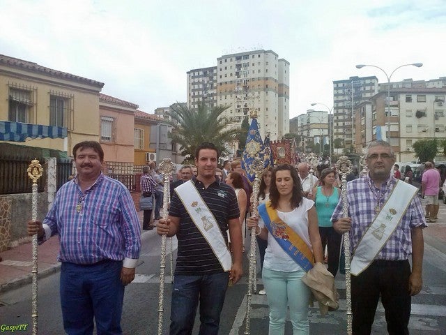 La Cofradía de la Virgen de la Cabeza de villanueva visita Málaga
