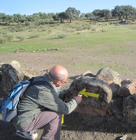 Comienza la señalización del Camino Eufrasiano que une Andújar con Galicia