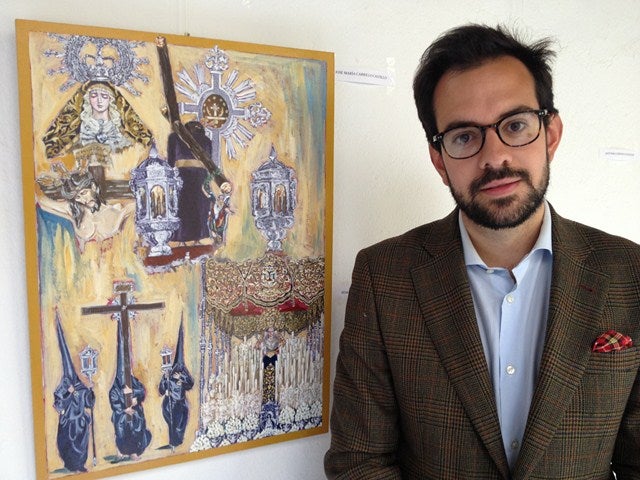 Un lienzo de José María Carrillo ilustrará la Semana Santa 2014