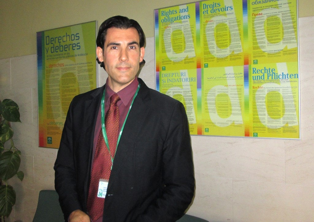 Diego Martínez, responsable área atención al usuario del Hospital Alto Guadalquivir: "Todo ciudadano cuenta con un sistema de salud que reconoce sus derechos"