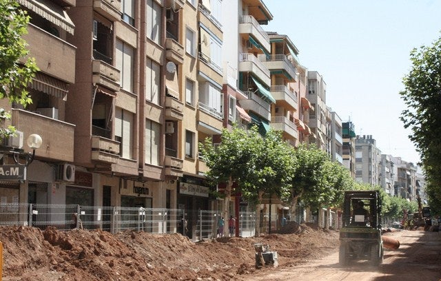 Nuevos cambios en el tráfico por las obras de la Corredera Capuchinos