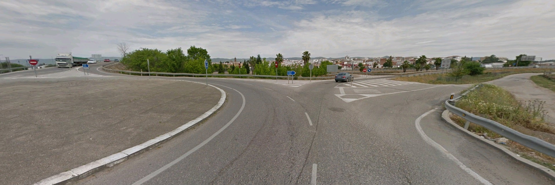 Estable el ciclista atropellado en la salida hacia Jaén