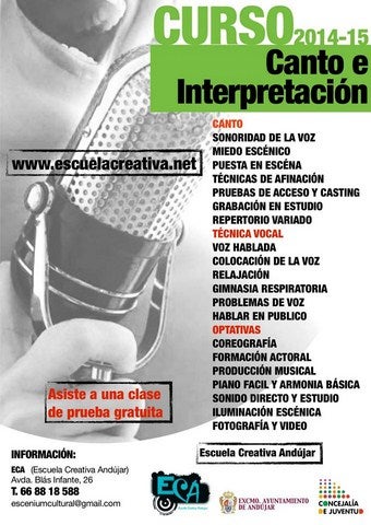 La música y las artes escénicas al alcance de los jóvenes a través de 6 cursos