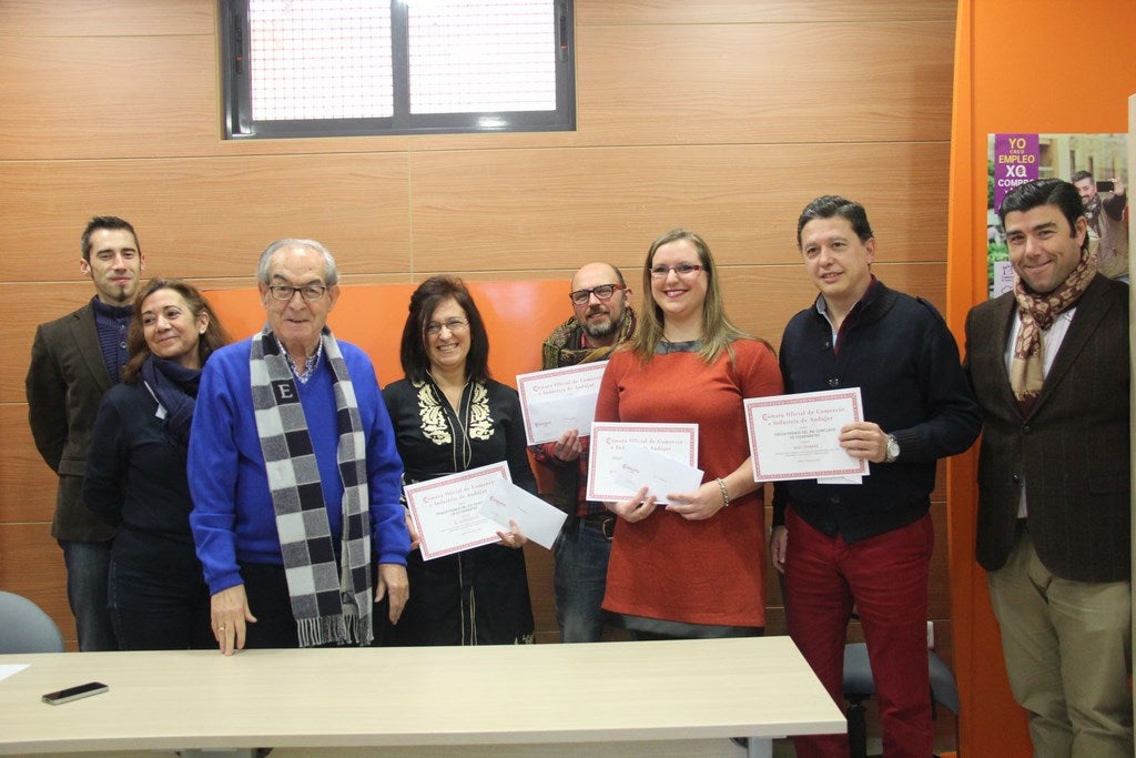 Los ganadores del XXI Concurso de Escaparates reciben sus premios