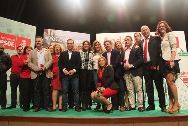 Susana Díaz apoya la candidatura de Paco Huertas a la alcaldía de Andújar